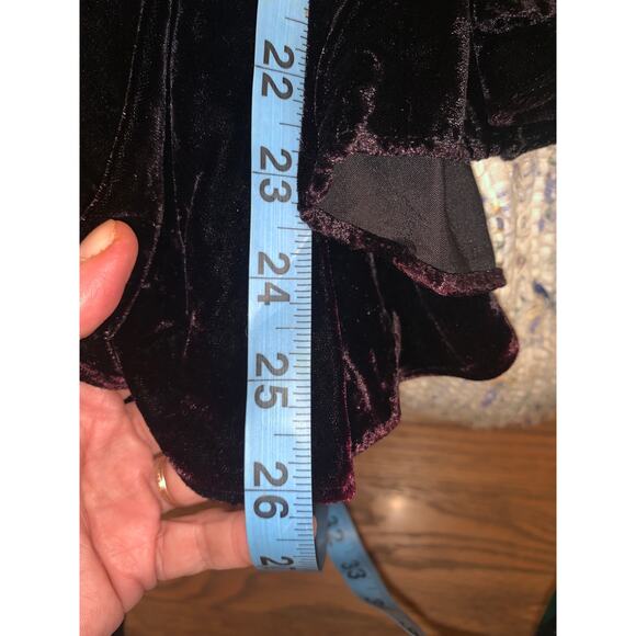 OUTSTANDING VINTAGE VELVET SEQUIN TRIM FITTED JACKET OR TOP EDWARDIAN - Picture 8 of 10